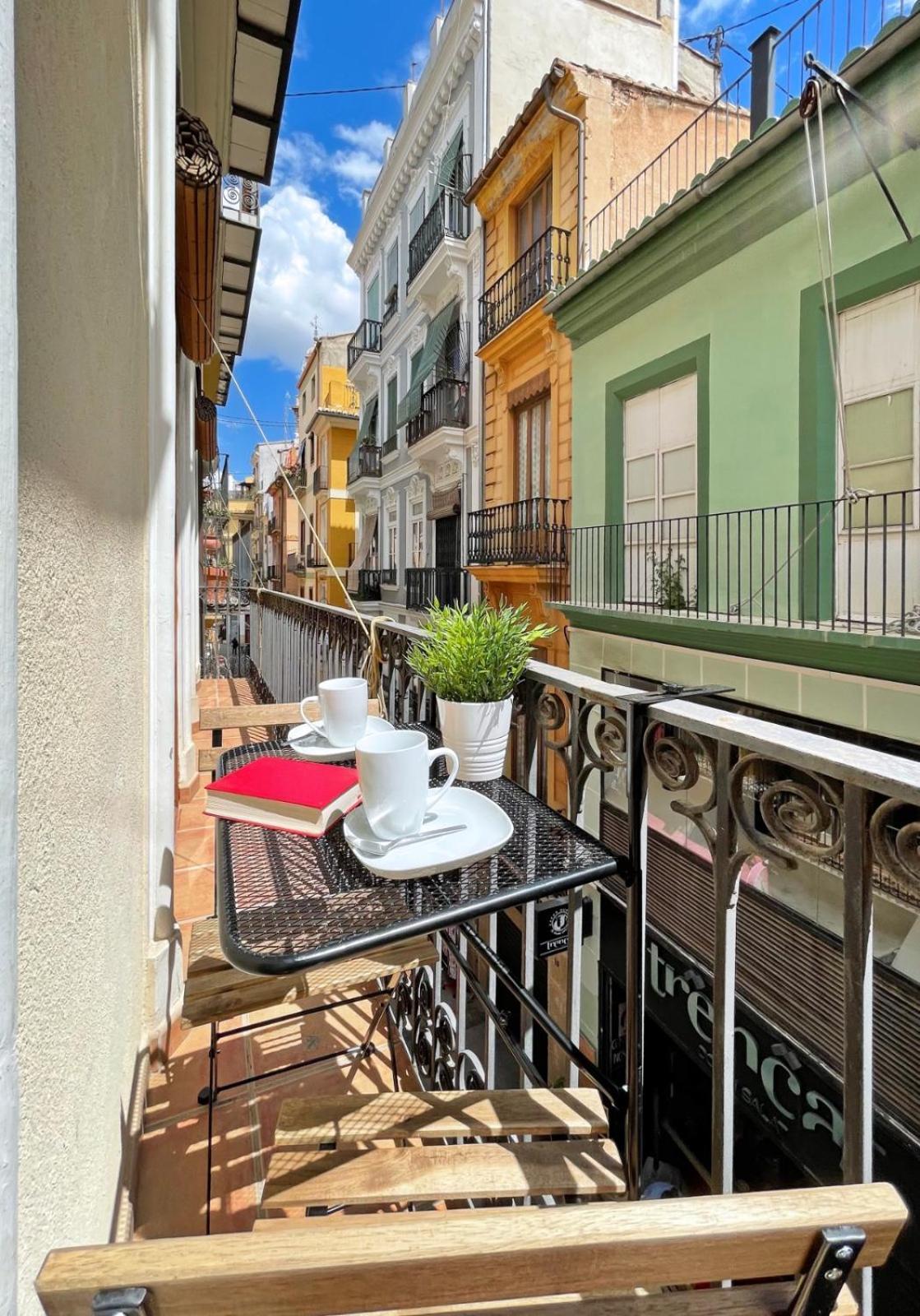 Sunny Modern Flat By Mercado Central Valencia Exteriör bild